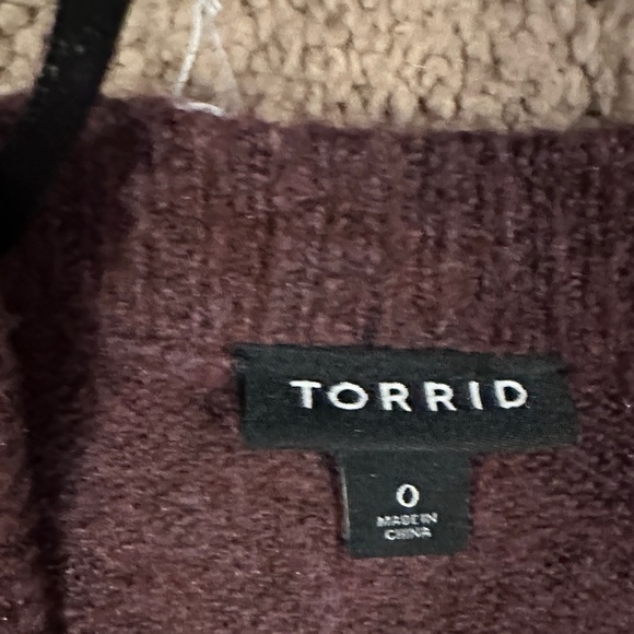 Torrid Deep Purple Knit Sweater - Picture 2 of 7
